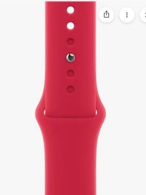 Apple Red Silicone Sport Band for Smartwatch-original Apple